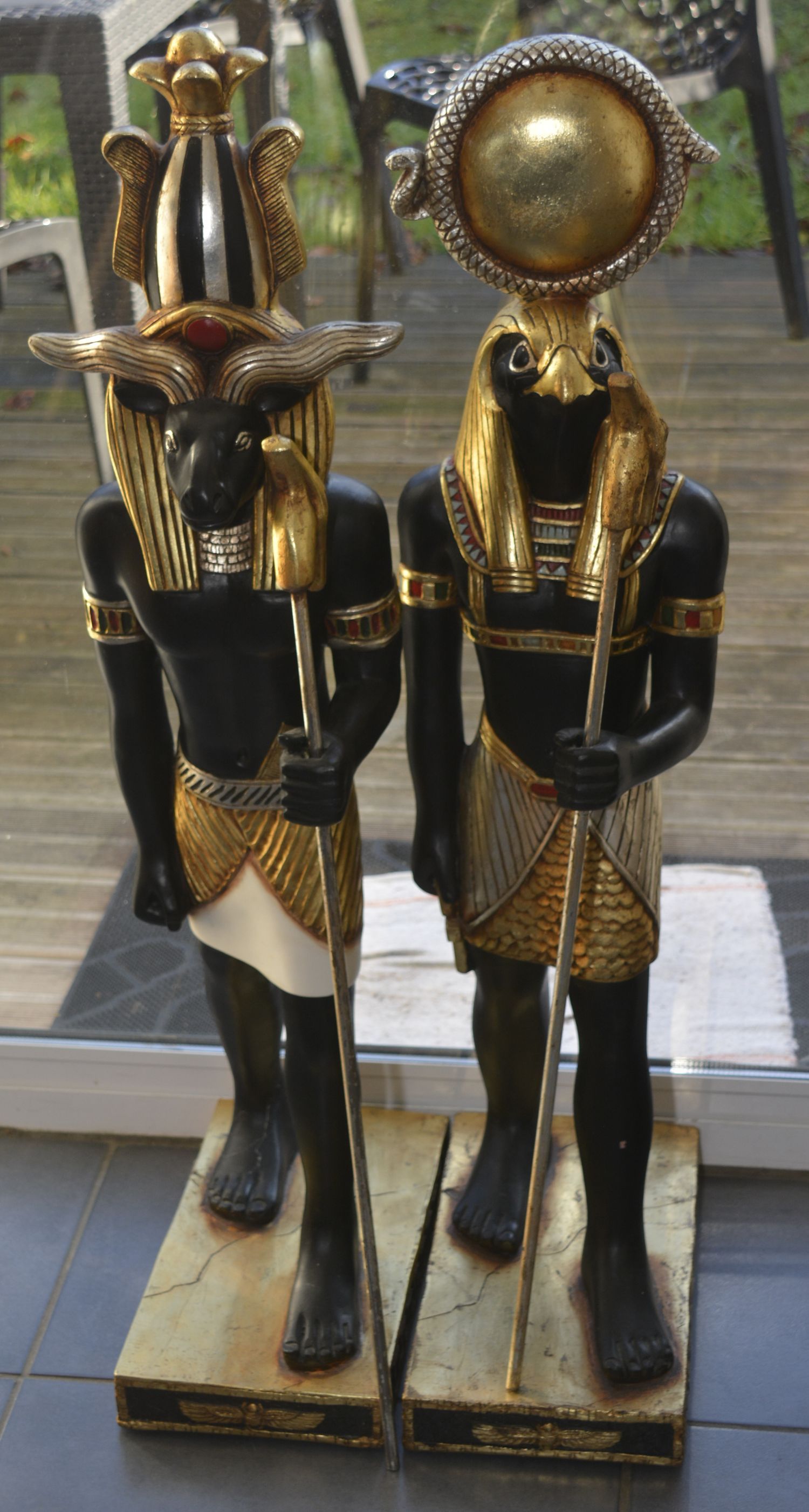 Lot 59 figurines égyptiennes Egypte éditions ATLAS